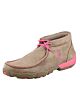 Women’s TETWP Chukka Driving Moc Dusty Tan/Pink - Twisted X