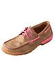 Women’s TETWP Boat Shoe Driving Moc Bomber/Neon Pink