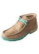Women’s Chukka Driving Moc Bomber/Turquoise- Twisted X