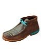 Women’s Chukka Driving Moc Brown/Turquoise - Twisted X