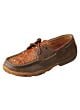 Women’s Boat Shoe Driving Moc Brown/Tooled Flower - Twisted X