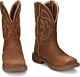 Justin Work Boots WK4330 - STAMPEDE RUSH RUSTIC TAN W/P