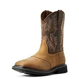 Men's Ariat Work Boots: Sierra Wide Square Toe Work Boot - 10010148