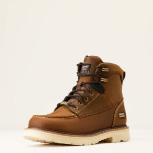 Mens work boots lace up clearance