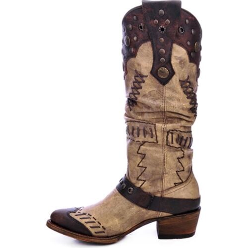 studded slouch boots