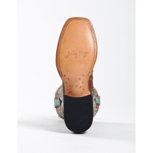 Johnny Ringo Boots - JR944-40C Aqua Square Toe Western Boots