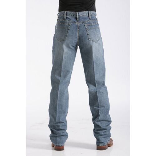 CINCH - Mens Relaxed Fit White Label Jeans - Medium Stonewash