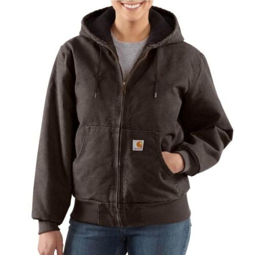 WJ130DKB: Carhartt Women's Sandstone Active Jac - Quilted