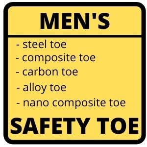 Men's Safety Toe Work Boots