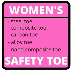 Women's Safety Toe Work Boots